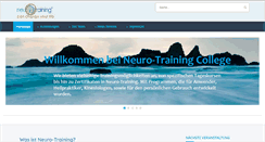 Desktop Screenshot of neuro-training-college.de