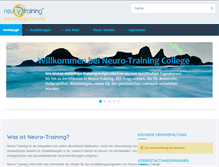 Tablet Screenshot of neuro-training-college.de